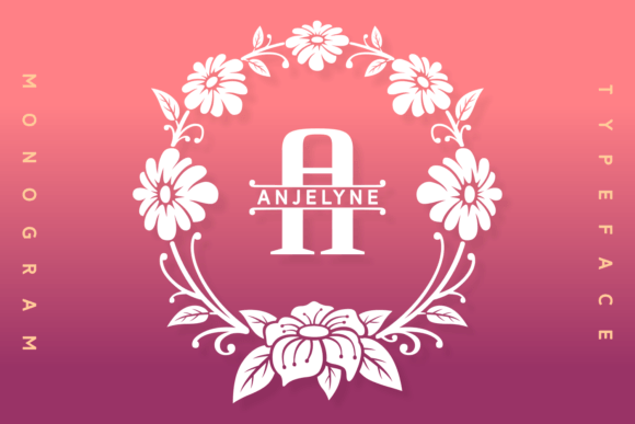 Anjelyne: A Floral Monogram Font That Elevates Brand Design