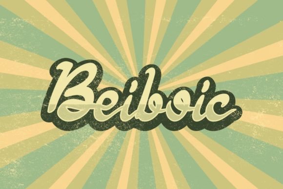Beiboic: A Joyful Handwritten Font for Editorial Design