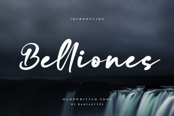 Belliones: A Handwritten Font That Elevates Small Business Branding
