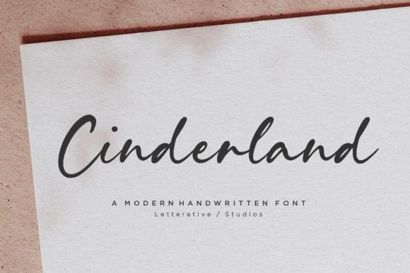Cinderland: A Modern Handwritten Font for Digital Marketing and Brand Design