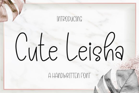 Cute Leisha: A Timeless Handwritten Font for Modern Web Design