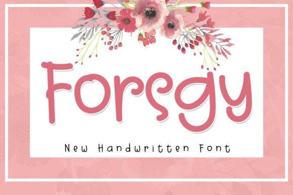 Forsgy Font: A Sweet & Elegant Script for Joyful Branding