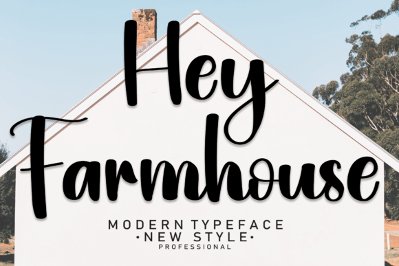 Hey Farmhouse: A Modern Handwritten Font for Crafters and Makers