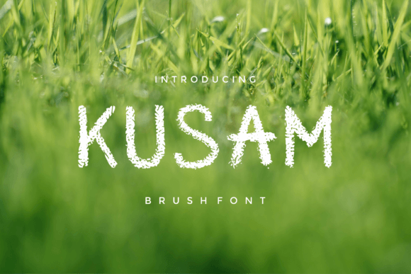 Kusam: A Bold Script Handwritten Font for Editorial Impact