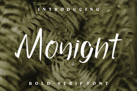 Monight: A Unique Handwritten Font for Creative Projects