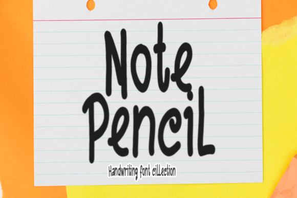 Note Pencil: A Handwritten Font for Modern Branding and Business Design