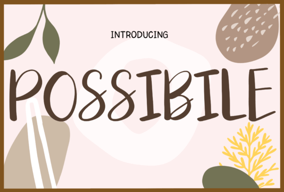 Possibile: A Super Cute Handwriting Font for Crafters and Sellers