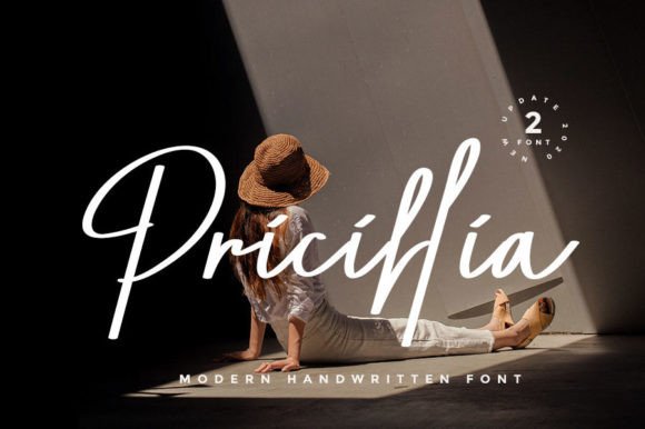 Pricillia: Elegant Handwritten Font for Creative Designs