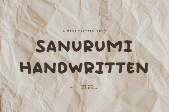 Sanurumi Handwritten: A Stylish Script Font for Creative Editorial Projects