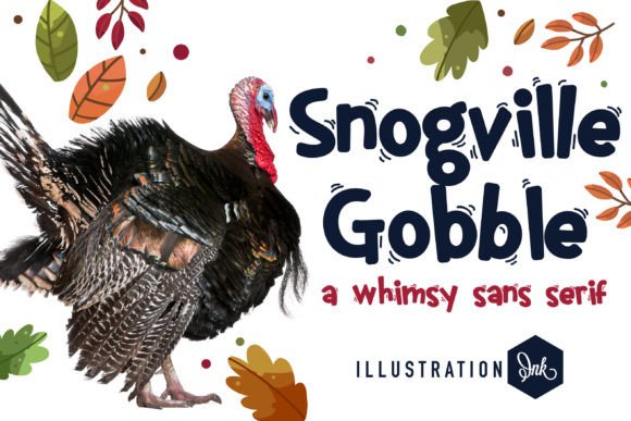 Snogville Gobble: A Whimsical Handwritten Font for Campaign Creatives