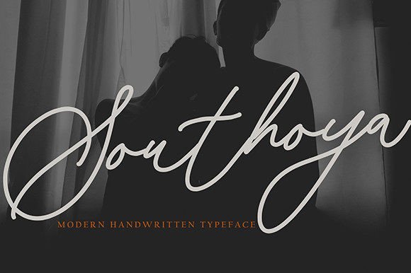 Southoya: A Dainty Handwritten Font for Elegant Craft and Product Design