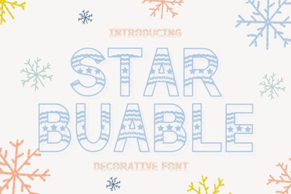 Star Buable: A Playful Christmas Font That Elevates Campaign Visuals