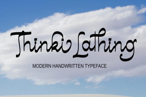 Thinki Lathing: A Handwritten Font That Elevates Digital and Print Editorial Design