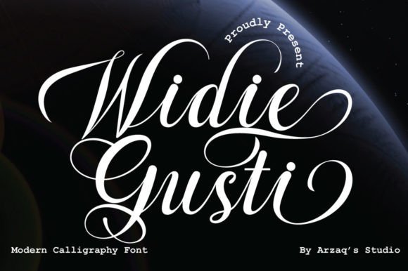 Widie Gusti: A Refined Script Font for Elegant Editorial and Brand Design