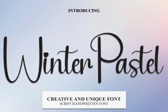 Winter Pastel: A Versatile Handwritten Font for Modern Digital Marketing